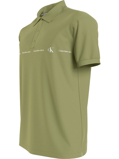 polo CALVIN KLEIN | J30J325432L9N VERDE